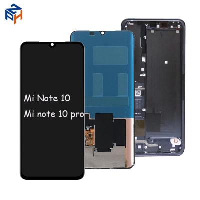 China original phone repair pantalla Para lcd for xiaomi mi note 10 pro note 10 lcd display for F-3 MI 10t 5g ekran touch screen from xiaomi poco for sale