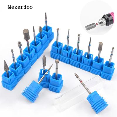 China Electric Nail Cutter Diamond Nail Manicure Drill Milling Machine Electric Toenail Drill Bit For Manicure Pedicure Drill Bit Accessories for sale