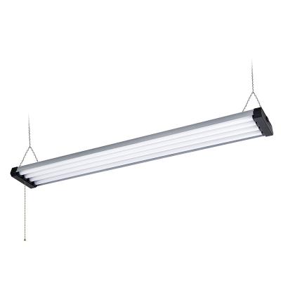 China 4 Lamp Industrial Daylight Led Shop Service Light For Workshop Linear Hanging Light Fixture for sale