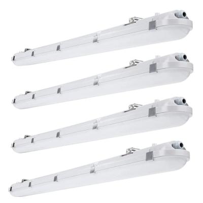 China Outdoor Mounted Warehouse Ceiling Tri proof Tube Waterproof Emergency Linear Fixture LED Batten Light for sale