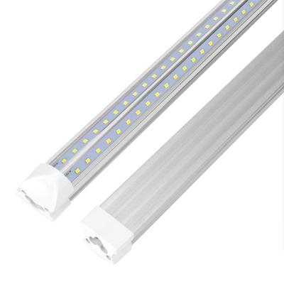 China Warehouse 4FT 40w 6500k Daylight Linkable Strip Lights V Shape Family Case LED T8 Tubes for sale