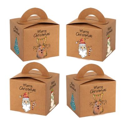 China Retro Snakefruit Candy Christmas Pastry Paper Wine Decoracion De Flores Recyclable Custom Gift Box White Card Packaging for sale