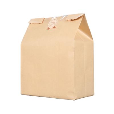 China Convenient Professional Manufacturing Cheap Recyclable White Kraft Paper Bags With Window for sale