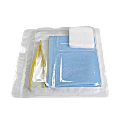 China Non-woven fabric Disposable Sterile Dressing Set Hospital Wound Care Dressings Kit for sale