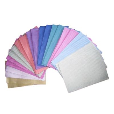 China Waterproof Medical Disposable Dental Bibs Colorful Waterproof Dental Bibs for sale