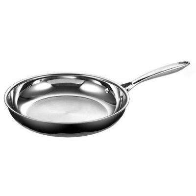 China Sustainable SUS 304 Non-Stick Stainless Steel Pan Skillet Omelet Maker for sale