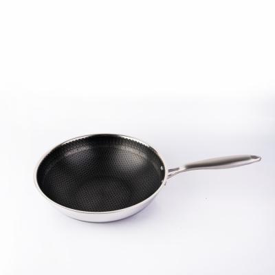 China Sustainable Home Kitchen Using Stainless Steel Frying Wok for sale