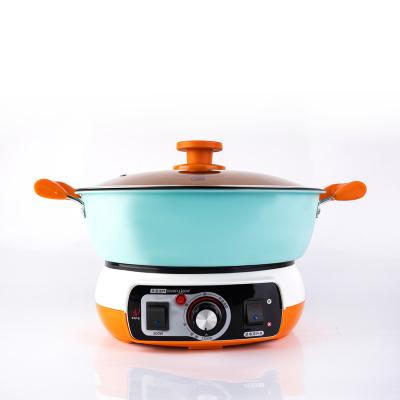 China Home Electric Multi Pot Instant Noodle Cooker Quick Heating Multi Pot Stove Cooking Pot Round Free Spare Parts 220V-50HZ 220 for sale