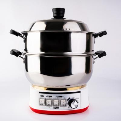 China Commercial Multifunction Electric Stainless Steel Cooking Pot 2100W for sale