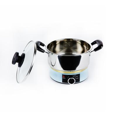 China Hotel 220V Mini Multifunction Steaming Grid Noodle Hot Selling Electric Steamer Pot Hot Pot for sale