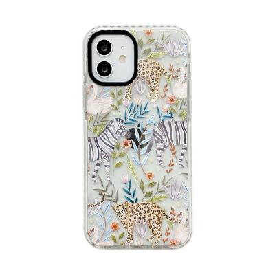 China Leopard Butterfly Style Retro Anti-Slip Phone Case For Iphone 13 Pro Apple 12 Max 7 Mini 11 X XR 8 Plus 7 for sale