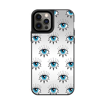 China Soft Phone Case for iphone 11 X pro xr 7 8plus fashionable creative eye mirror 13 max apple 12 for sale