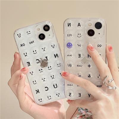 China Transparent Soft Bubble Case For iPhone 13 12 11 Pro Max XR X XS 7 8 Plus Cute Cheap Cover for sale