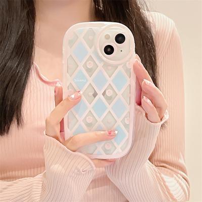 China Diamond tulip soft case for iphone 13 12 11 pro XR max X XS 7 8 plus cute cover device for sale