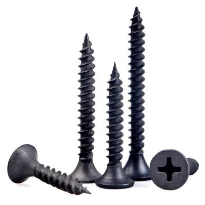 China Pan Free Sample Black Phosphated Phillips Bugle Head Fine Coarse Thread Drywall Self Tapping Screw for sale