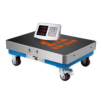 China Price Computing& 1000kg Wireless Multifunctional Durable Industrial Platform Scale Radio Count Weighing Portable Scale With 4V Lead Acid Battery for sale