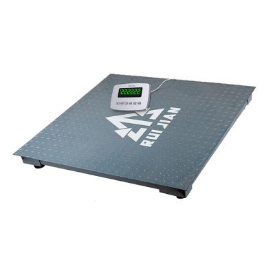 China Weighing Wireless Floor Scale Customized Good Quality 1000kg Floor Scale Durable Floor Scale Industrial Floor Scale for sale