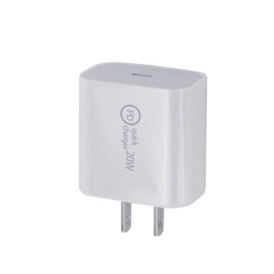 China 18W Fast USB C PD Eu Plug Mobile Phone AC/DC 18W Type USB C Fast Mobile Phone Charger PD Eu Plug for sale