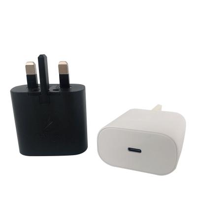 China New Product EU/US/UK Mobile Phone Wall Type C Charger Cable Adapter 18W PD Fast Charger For Apple iPhone Charges for sale