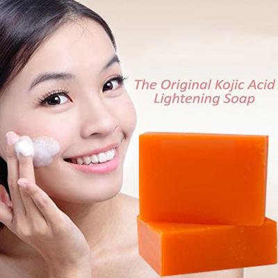 China Lemon Kojie San Base Cleansing Base Cleansing Body Handmade Kojic Acid Wash Bars Soaps Natural Bleaching Soaps Bath Jabon De Bano Tocador for sale