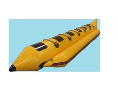 China Summer Water Sports Banana PVC Inflatable Boat For Advertising for sale