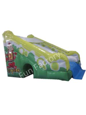 China Robot Cartoon Printing Inflatable Dry Slides Tunnel Slide For Children for sale