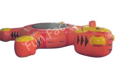 China Water Proof Tiger Trampoline Water Blow Up Toys For Children for sale