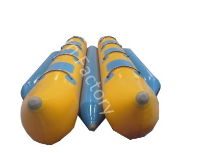 China 8 Persons Banana Ship PVC Inflatable Boat For Water Park Games for sale