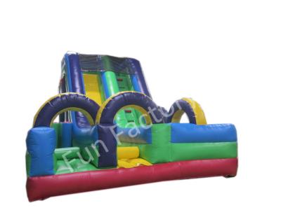 China Colorful Commercial Outdoor Inflatable Water Slide High Tear Strength for sale