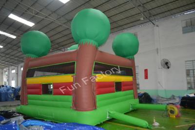 China UV Resistence Baby Cartoon Bounce House 15 OZ PVC Double - Triple Stitch for sale