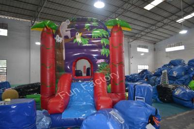 China Commercial Indoor Bounce House Vinyl Tarpaulin High Strength for sale