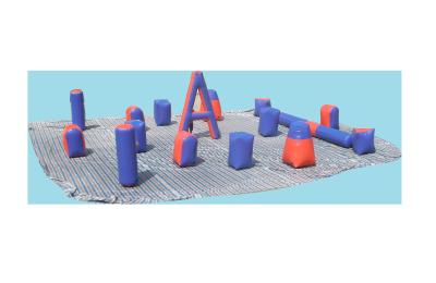 China Small 16pcs Inflatable Paintball Bunkers For School Expand Training for sale