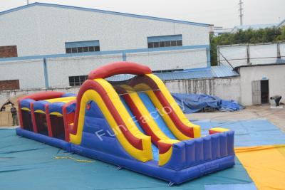 China Kids Backyard Inflatable Obstacle Course , Anti - UV Bouncy Obstacle Course for sale