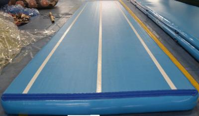 China 10m DWF Inflatable Gym Mat , Durable Outdoor Inflatable Air Track for sale