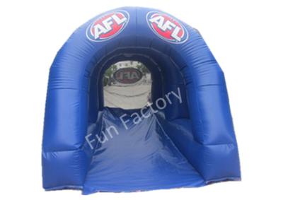 China Mega Custom Shape Inflatable Sports Tunnel Heavy Duty Nylon Thread for sale