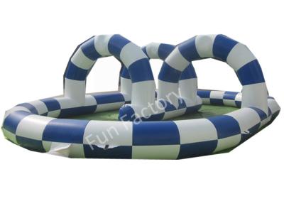 China 15oz PVC Tarpaulin Inflatable Sports Games Karting Car Inflatable Tunnel for sale