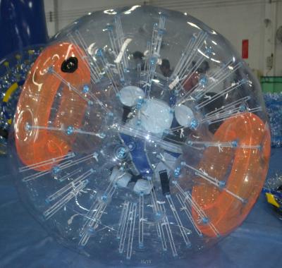 China Transparent Inflatable Zorb Ball , High Tensile Body Inflatable Bubble Ball for sale