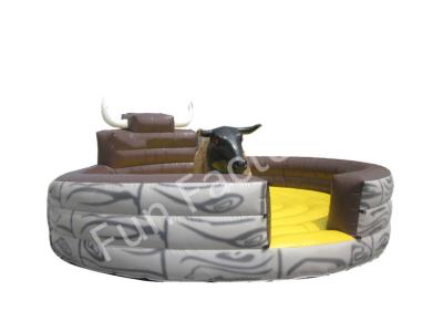 China Professional Inflatable Mechanical Bucking Bull Inflatable Gladiator Games for sale