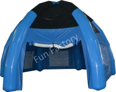 China Amazing Giant Outdoor Inflatable Family Tent With Fire Retardant 0.55mm PVC Tarpaulin for sale