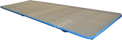 China 7M Grey Double Walls Fabric 1000D Inflatable Gym Mat For Gymnastics for sale