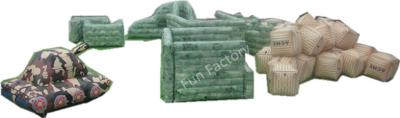 China Oudoor Commercial Toddler Inflatable Military Paintball Inflatable Bunkers for sale