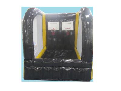 China Custom Waterproof Inflatable Sports Games Black and White Basketball Shelf for sale