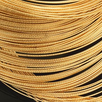 China DIY Jewelry Accessory Hot Sale 14KGF Engraved Twist Wire For Jewelry Making Bracelet Gold Fill Diagram Wire for sale