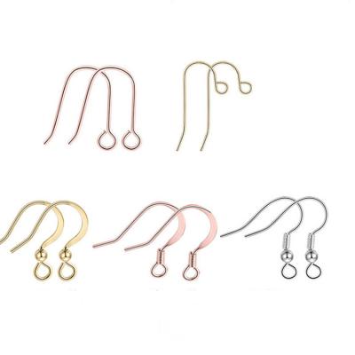 China Good Qulaity Jewelry Accessory DIY 925 Silver Ear Hooks For Jewelry Sterling Silver Earring Wire Hooks for sale