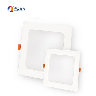 China Modern Commercial Ceiling Indoor Slim Square Recessed LED Anti-Glare Downlight for sale