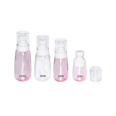 China Beauty Packaging PETG Fine Mist Spray Bottle For 30ml 60ml 80ml 100ml New Arrival for sale