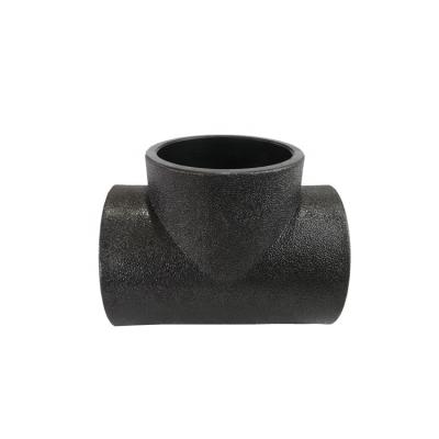 China Water Supply / Distribution / Gas Operation / Irrigate PUHUI Factory Price HDPE Pipe Fittings 6 Inch Equal Tee For Irrigation for sale