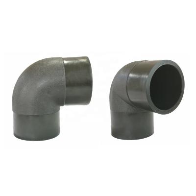 China Water Supply / Distribution / Gas Operation / Irrigate PUHUI HDPE Pipe Fitting 90 Degree Elbow SDR7.4 / SDR9 / SDR11 / SDR13.6 for sale