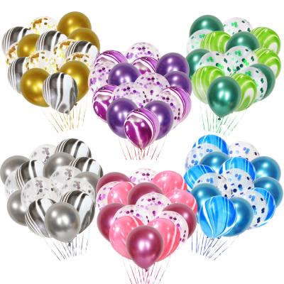 China Latex Balloon Package Chrome Latex Balloon Decoration Champagne Birthday Party Metallic Crown for sale