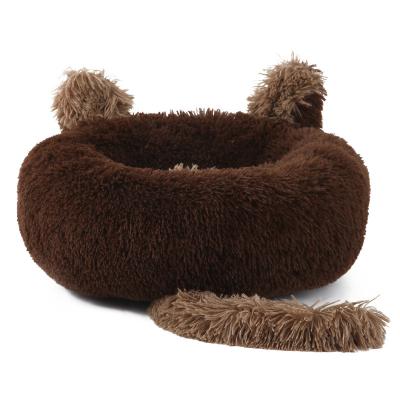 China Hot Selling Popular Soft Pet Rabbit Ear Shape Plush Bed Waterproof for sale